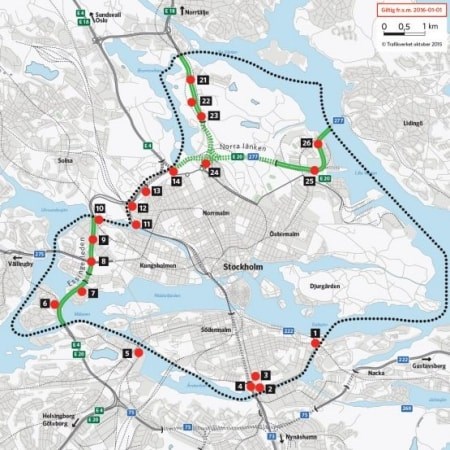 Vägtullar Stockholm Karta | Karta